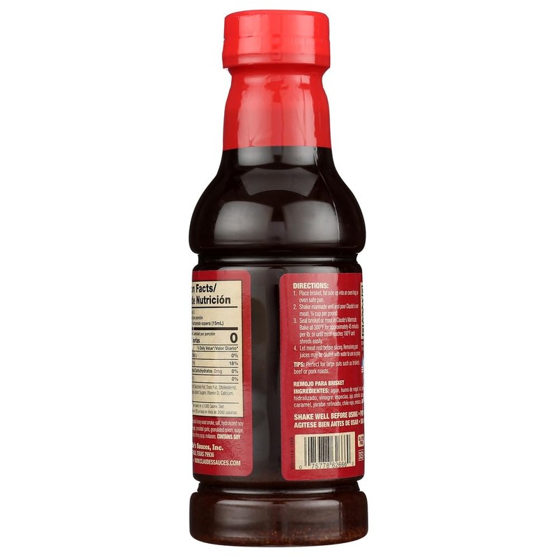 Claude's BBQ Brisket Marinade Sauce, 16-Ounce (Pack Of 2)