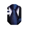 DiBanGu Solid Tie - Conjunto de corbata y pañuelo de
