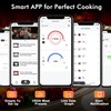 Wireless Bluetooth Smart Meat Thermometer: Standalone Base, Smart Thermometer with
