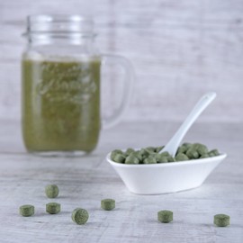 Mynatura Organic Spirulina + Chlorella + Barley Grass Mix Tablets 250 g I Algae I Superfood I Raw Food Quality I Pure Vegetable I Best Raw Food Quality I High Protein I Protein I DE-ÖKO-044 I 250 g