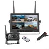 Digital Wireless 7" Quad DVR Monitor 4CH Rear View Backup