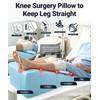 Knee Surgery Pillow Straight Double Leg for Swelling & Blood