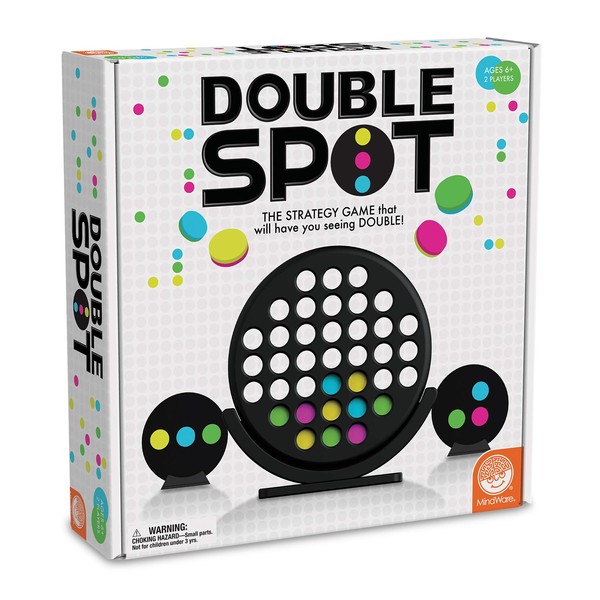 MindWare® Double Spot The Stratedy Game | Ages 6+ | 2 Players | 1 Set