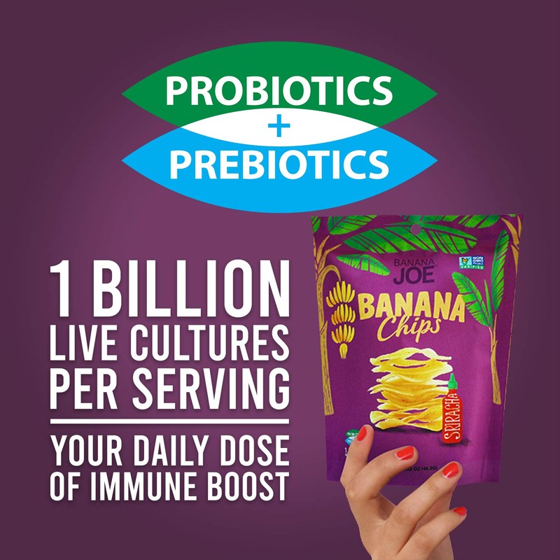 BANANA JOE Sriracha Banana Chips, 1.65 OZ