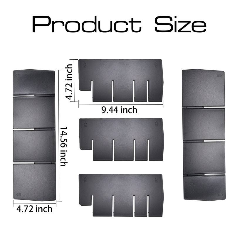 SENSHINE Center Console Organizer Divider for Ford F150 2021 2022