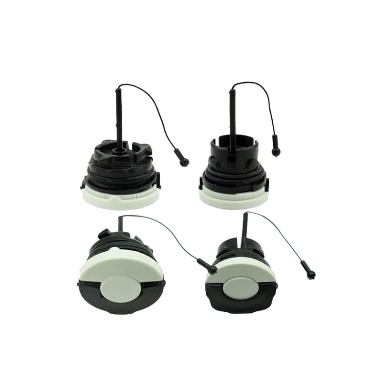Fuel Cap and Oil Cap (2 pcs each) Fit for