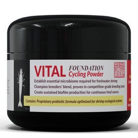 Professional Shrimp Tank Cycling Powder 40g - 100% Success Rate Tank Starter - Establishes Essential Microorganisms Culture - Biofilm for Crystal Red, Caridina & Neocaridina Breeding & Colony