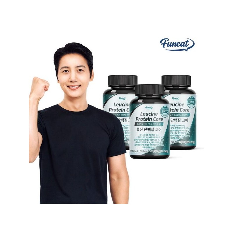 Furnit 류신 단백질 코어 타블렛 3병 6개월분 Leucine Protein Core