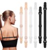 Prasacco 3 Pairs Bra Strap Holders for Slipping, Women Bra