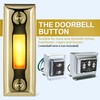 Dreyoo Metal Doorbell Push Button, Heavy Duty Metal Door Bell
