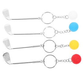 SUPVOX 8pcs Golf Keychain Adorable and Key Pendants for Bags Backpacks and Car Keys Miniature Golfing Themed Decor