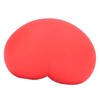 12 Pcs Heart Stress Toy Elastic Soft Simulation Rubber Red