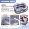 Cehim Inflatable Shampoo Basin - Portable Shampoo Bowl, Hair Washing
