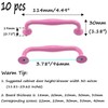 Semetall 10Pcs Furniture Drawer Knobs Kitchen Cabinet Handle with Mounting