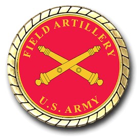 US Army Field Artillery Afghanistan Service Challenge Coin