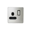 STATUS Plug Socket UK | Single Socket | Stainless Steel