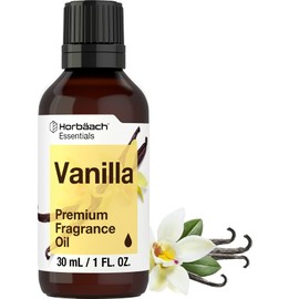 Horbäach Vanilla Fragrance Oil 1 fl oz | Premium Grade | for Candle, Perfume, and Soap Making, Diffusers, DIY Projects & More