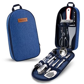 Camping Kitchen Utensils Set Camping Cooking Utensils Set Portable Picnic Cookware Bag Campfire Grill Utensils Essential Gadgets and Accessories for Tent Campers, Outdoor Picnic barbecues