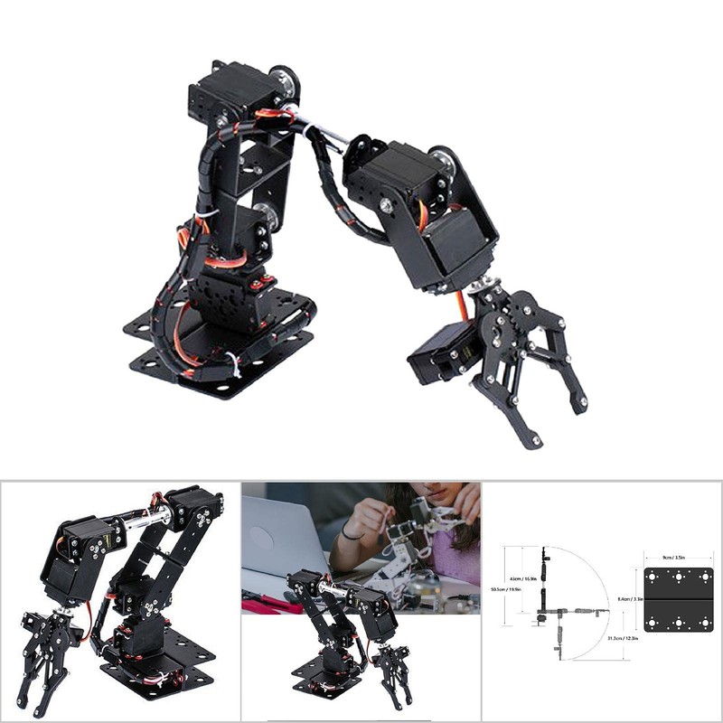 Zerodis Industrial Robot Mechanical Arm Manipulator Robot Mechanical Arm 6DOF