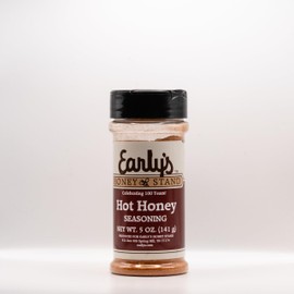 Early's Honey Stand Hot Honey Seasoning, Sweet and Spicy, 5 oz (141g), 100th Anniversary Edition
