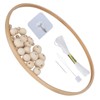 DIY Wind Chimes Kit Round Wood Beads Crafts Ornaments Hand