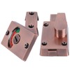 Partition Door Lock with Handle Public Toilet Restroom Bolt Lock