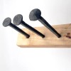 Trasextra 3 Pcs Hand Forged Nails,Hand Forged Crucifixion Nails,Jesus Cross,Iron