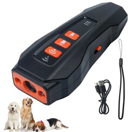 Barks No More Dog Training Device, Ultrasonic Barking Control Whistle Silencer Deterrent Stopper Repeller Aid Safe Pet Guard Anti Unwanted Whining Behavior Outdoor Indoor Silent Remote Clicker Trainer