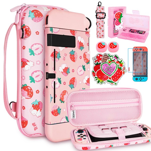 TIKOdirect Carrying Case for Switch, Cute Portable Travel Bag Accessories
