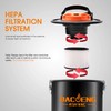 BACOENG Ash Vacuum, 4 Gallon Ash Vacuum for Pellet Stoves,