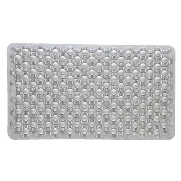 NOVA Medical Products Rubber Bath Mat with Suction Grip, White