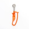Hooded Scoop with Colorful Handle, Stainless Steel, Size 13 (#100)