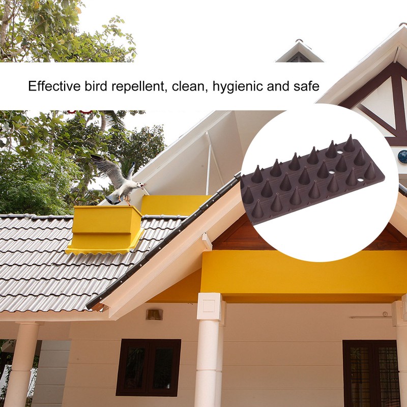 10Pcs Bird Repellent Spikes Plastic Defend Cat Repellent Accessory for