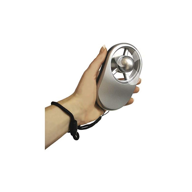 P3 International P3 Space Economizing Touch Portable Fan, Silver