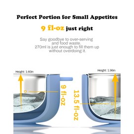 Bakpoco Toddler Feeding Suction Bowls and Utensils Set, 2-in-1 Stainless Steel 304 Kids Bowl & Silicone Suction Baby Bowl with Spoons and Forks, First Self-feeding Training Set, Sunrise Meadow