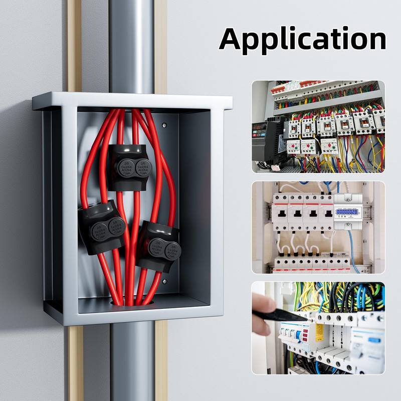 Insulated Wire Connectors Dual Entry Aluminum to Copper Wire Connectors,