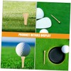 KICHOUSE 40pcs Golfing Essential Bamboo Golf Tees Holder Wear-Resistant Golf