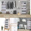 MaoXinTek Over Door Hanging Storage Organizer 4 Pocket Wall Mount