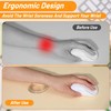 Telooco 2 Pcs Gel Wrist Rest, Transparent Non-Slip Washable Gel