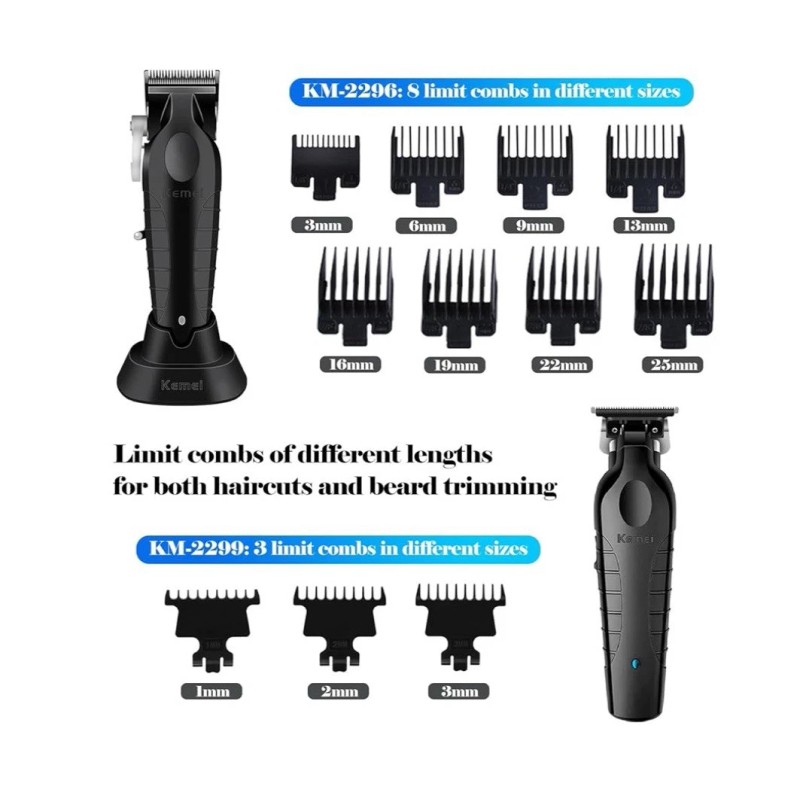 Unknown Professional Hair Clipper Hair Trimmer Beard Shaver Set for