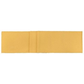Boston International Cotton Table Runner Dining Room Tabletop Decorations for Home and Tablescapes, 72" x 13", Yellow Cobble Woven