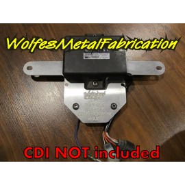 Wolfes Metal Fabrication Yamaha Banshee CDI & Voltage Regulator Relocation Bracket Mount Kit, Trail Tech