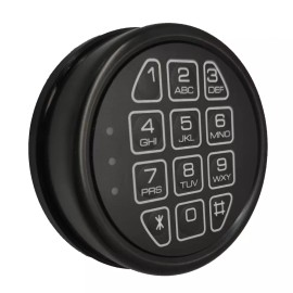 MOUNTPARTS Gun Safe Lock Replacement Black Keypad Electronic Swing Bolt Lock