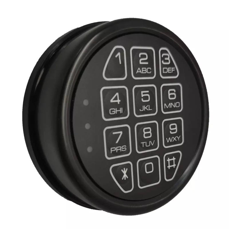 MOUNTPARTS Gun Safe Lock Replacement Black Keypad Electronic Swing Bolt