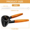 Multifunctional Nutcracker and 3 Cleaning Brushes, Nutcracker Walnuts with Non-Slip