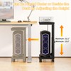Snughome Computer Tower Stand with Charging Station, 25.0"-32.1" Height Adjustable