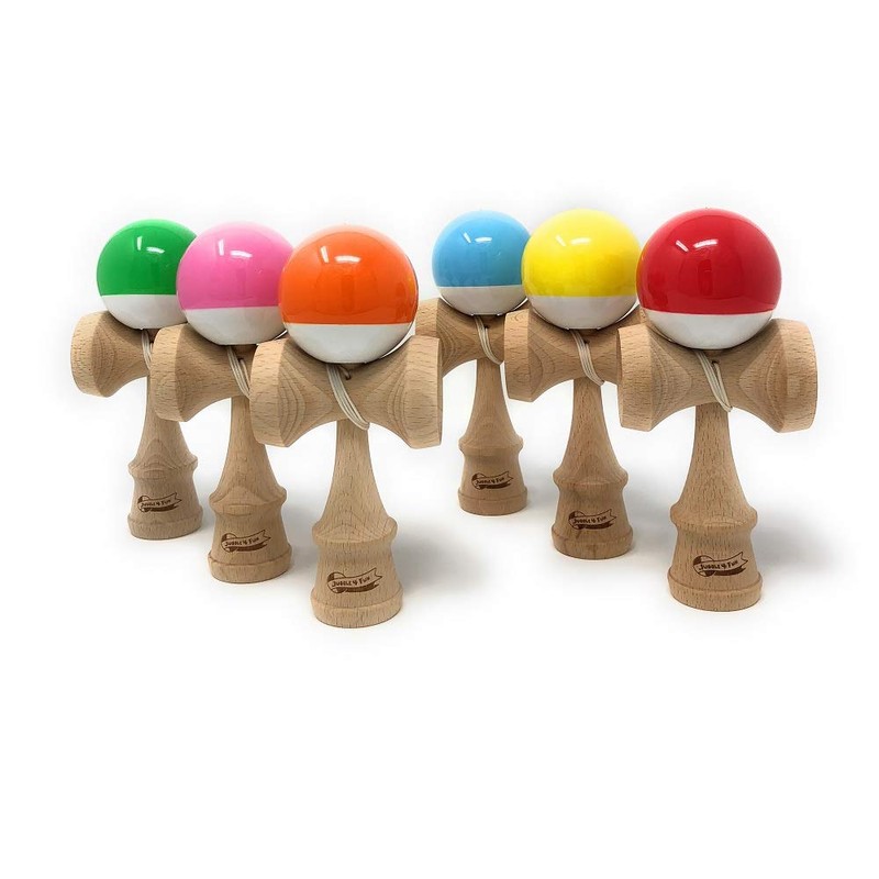 Kendama MyCircus JUGGLE 4FUN (Includes Replacement Lace/Bag) for Kids (Pink