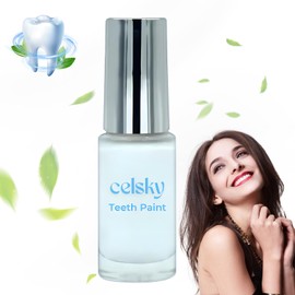 Celsky Paint, Celsky Smile Tooth Paint, Natural Teeth Paint, Instant Teeth Paint, for Block Teeth Stains, Fresh Breath