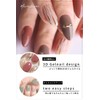 Meruform 3D Nail Sticker, For Hands, Just Paste Hand, Transparent,