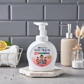 Ikkekke Lemon Foaming Container 490ml / 아이깨끗해 거품형 레몬 490ml용기